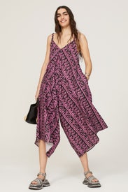 Purple Kano Jumpsuit by Kahindo