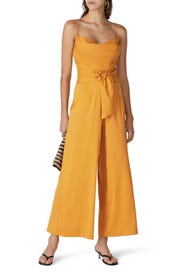 Marigold Cowl Neck Jumpsuit by MINKPINK
