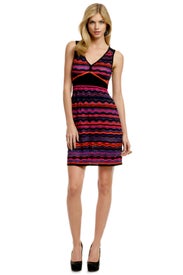 Neon Wave Lightshow Dress by M Missoni