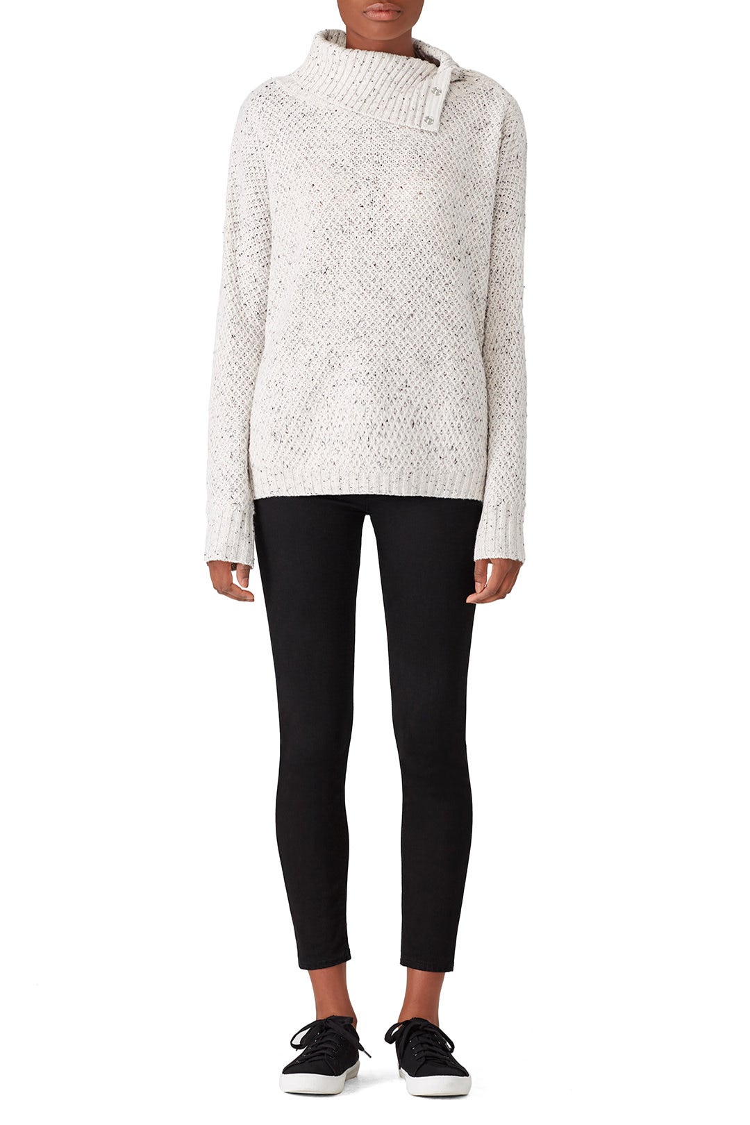 Chalk Snap Turtleneck by Michael Stars 0