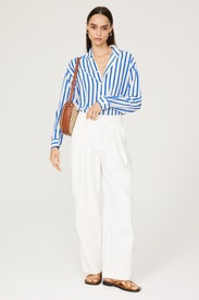 Silk Stripe Top by Polo Ralph Lauren