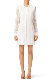 Cream Mimzy Dress by Rebecca Minkoff