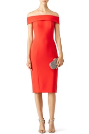 Poppy Off Shoulder Sheath by Theia