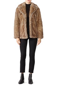 Earth Star Faux Fur Coat by Unreal Fur