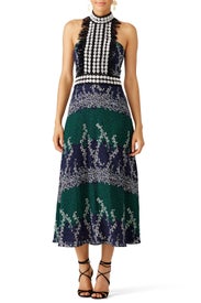 Ivy Printed Trellis Dress by Yigal Azrouël