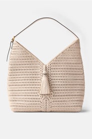 Off-White Neeson Tassel Hobo Bag by Anya Hindmarch
