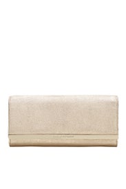 Light Gold Soirée Shimmer Clutch by Diane von Furstenberg Handbags