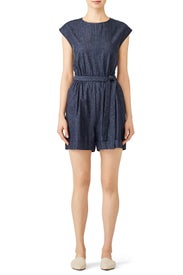 Speckled Denim Romper by Elk