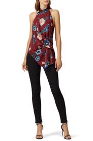 Floral Drape Top by Great Jones
