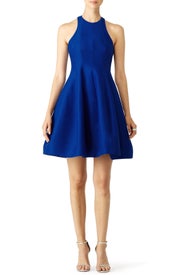 Royal Blue Belle Dress by HALSTON