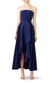 Navy Bailey Gown by Hunter Bell