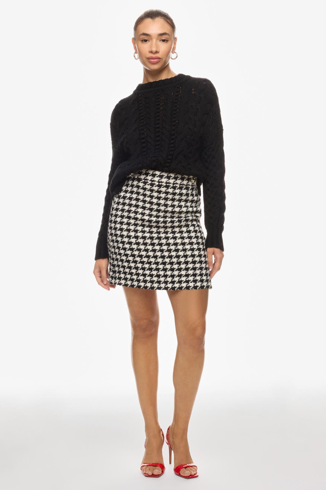 スカート Charo Ruiz SS25 CharoRuiz Skirts Black (254401 BLACK WHITE) Charo Ruiz Ibiza Gina Long Skirt | Marina St Barth