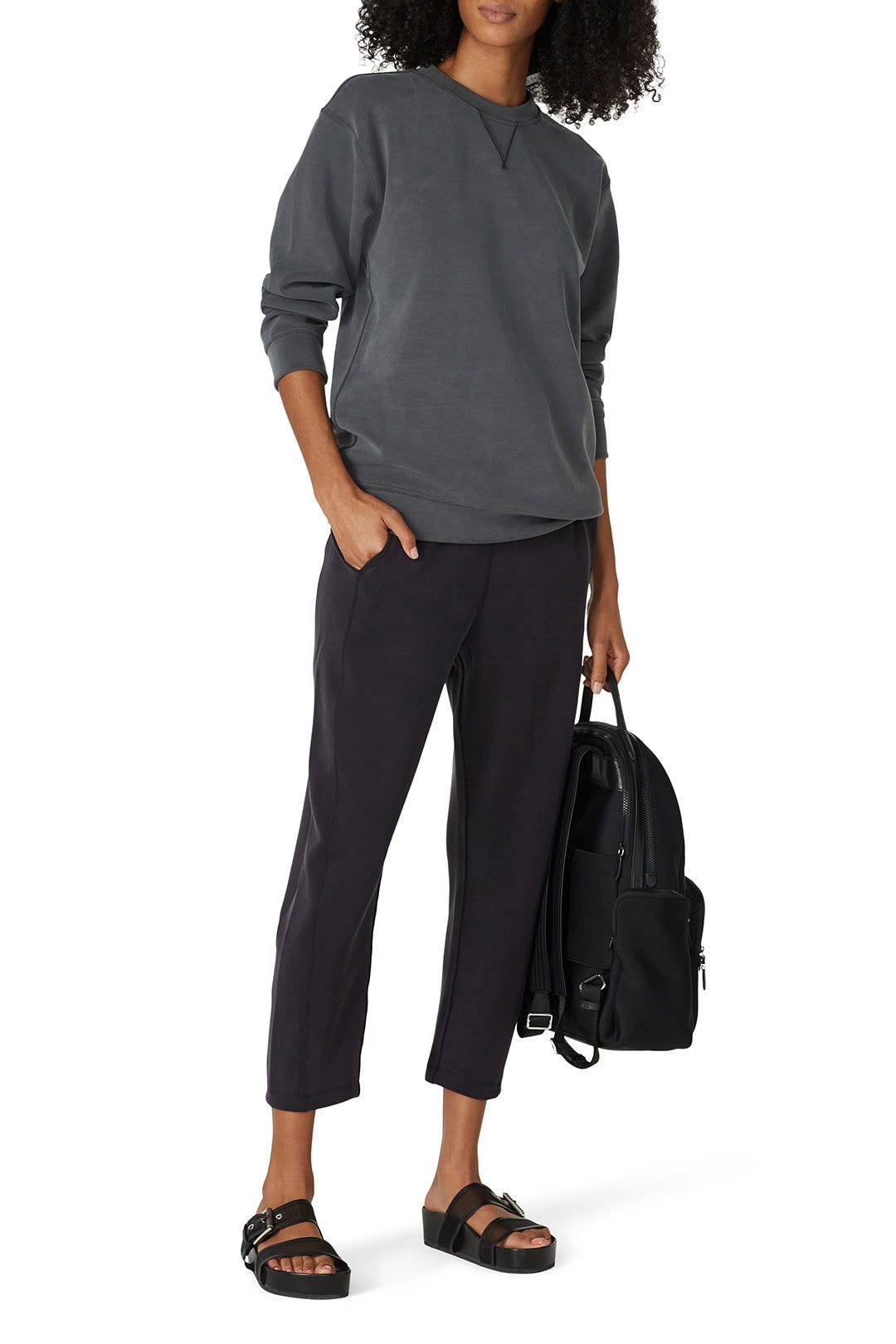 All Yours Graphite Grey Sweatshirt by Lululemon 0