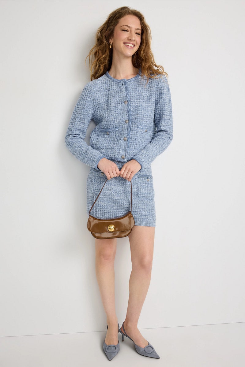 Saige Textured Mini Skirt by Milly - Photo 0