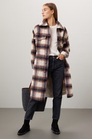 Oversized Plaid Coat by Peter Som x RTR