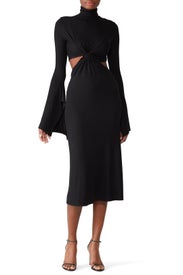 Classic Twist Cutout Dress by Sid Neigum
