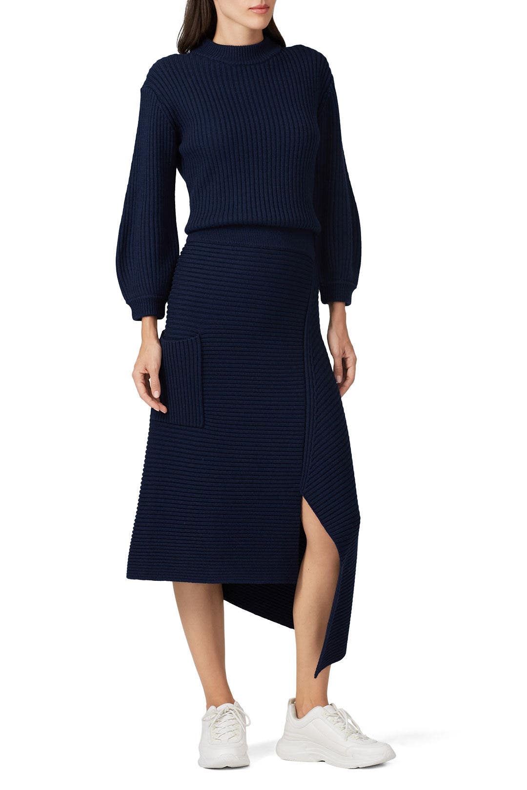 Origami Slit Skirt by Tibi 0