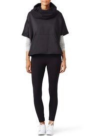 Black Pulse Poncho by ALALA