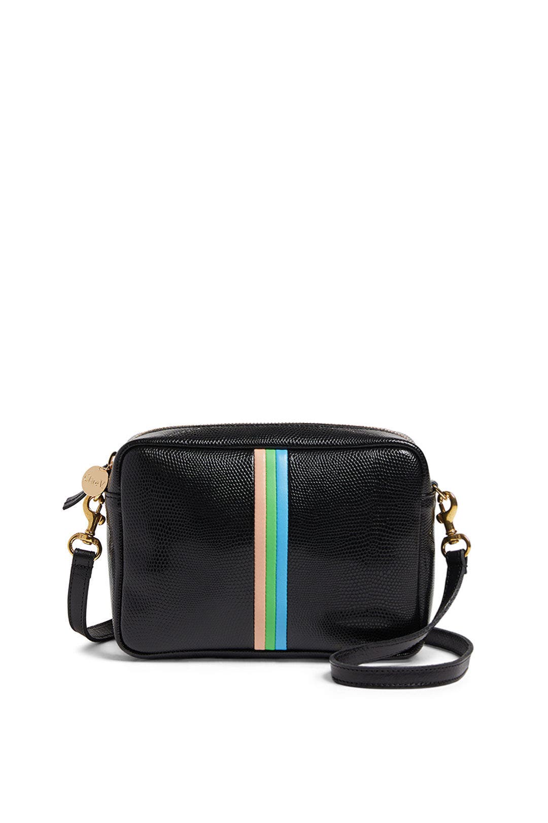 Black Lizard Midi Sac by Clare V. 0