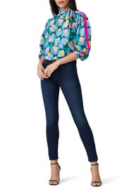 Geo Print Blouse by Coach