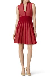 Red Knit Dress by Emporio Armani