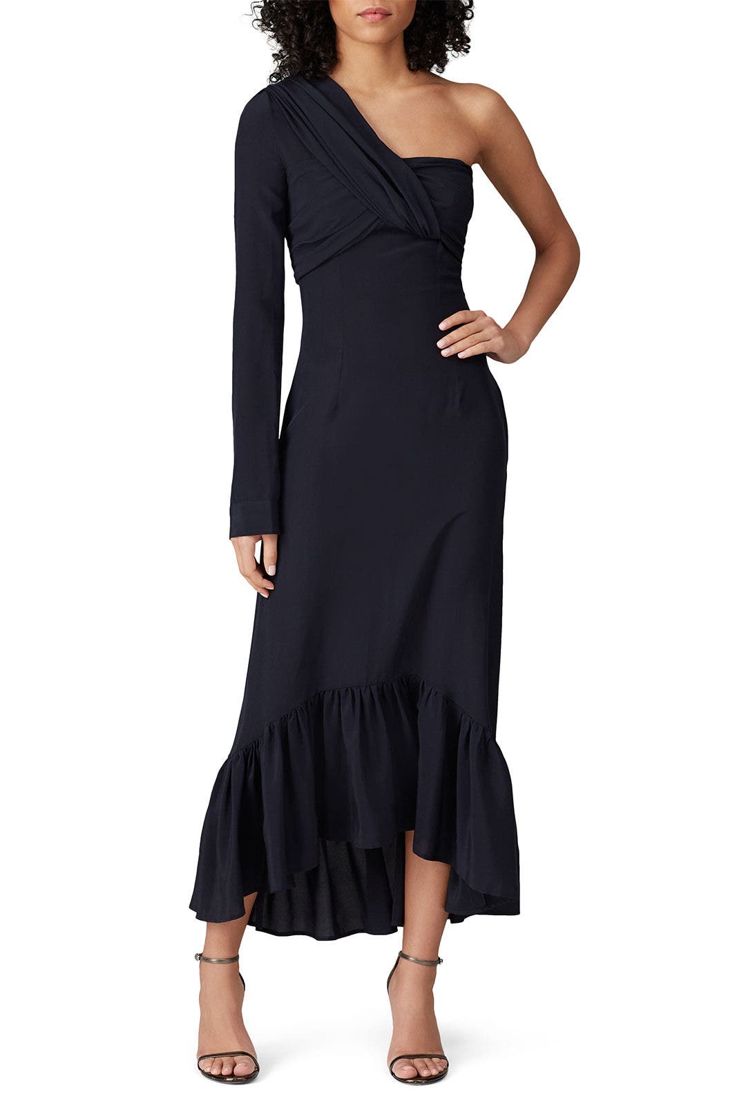 One Shoulder Knot Dress by rokh 0