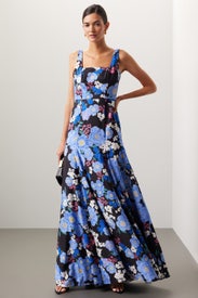Floral Print Gown by Zac Posen