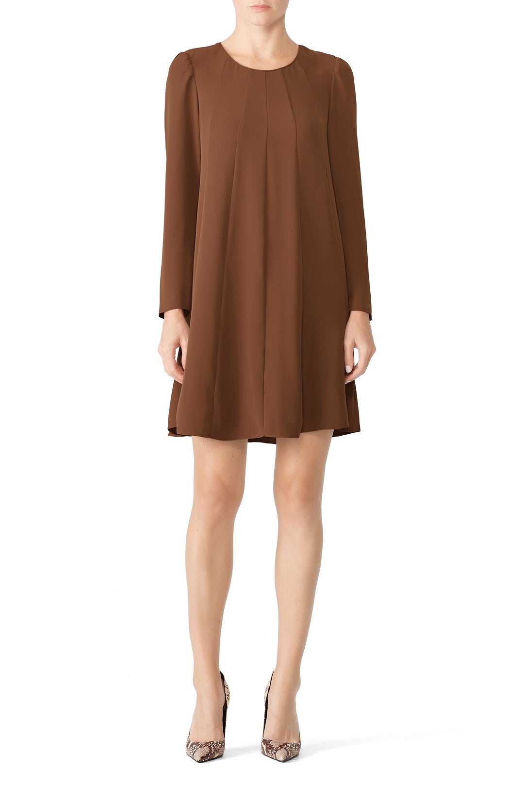 Brown Wendy Dress by Amanda Uprichard 0
