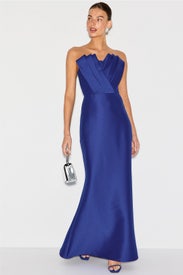 Strapless Origami Gown by Badgley Mischka