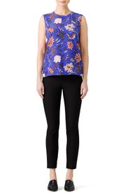 Multi Floral Shell Top by Diane von Furstenberg
