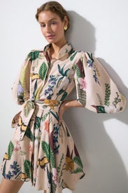 Bromelia Mini Dress by NO PISE LA GRAMA