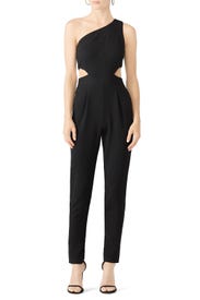 Black Kelly Jumpsuit by Hunter Bell