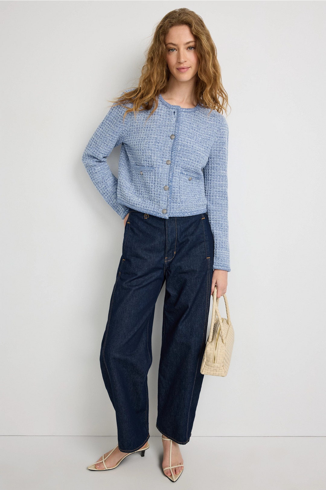 Sade Textured Cardigan by Milly 0