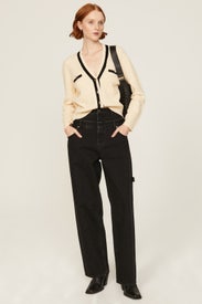 Cable Knit Cardigan by Sandro