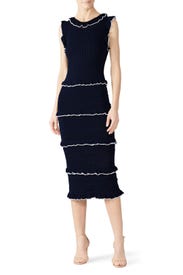Ruffle Trim Sheath by Alexia Admor