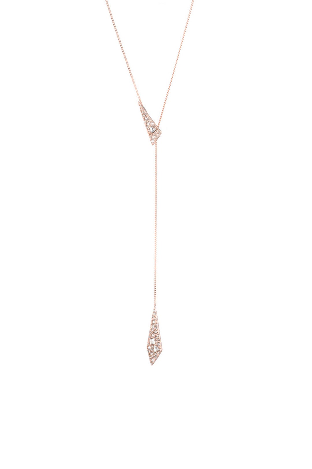Crystal Origami Lariat by Alexis Bittar