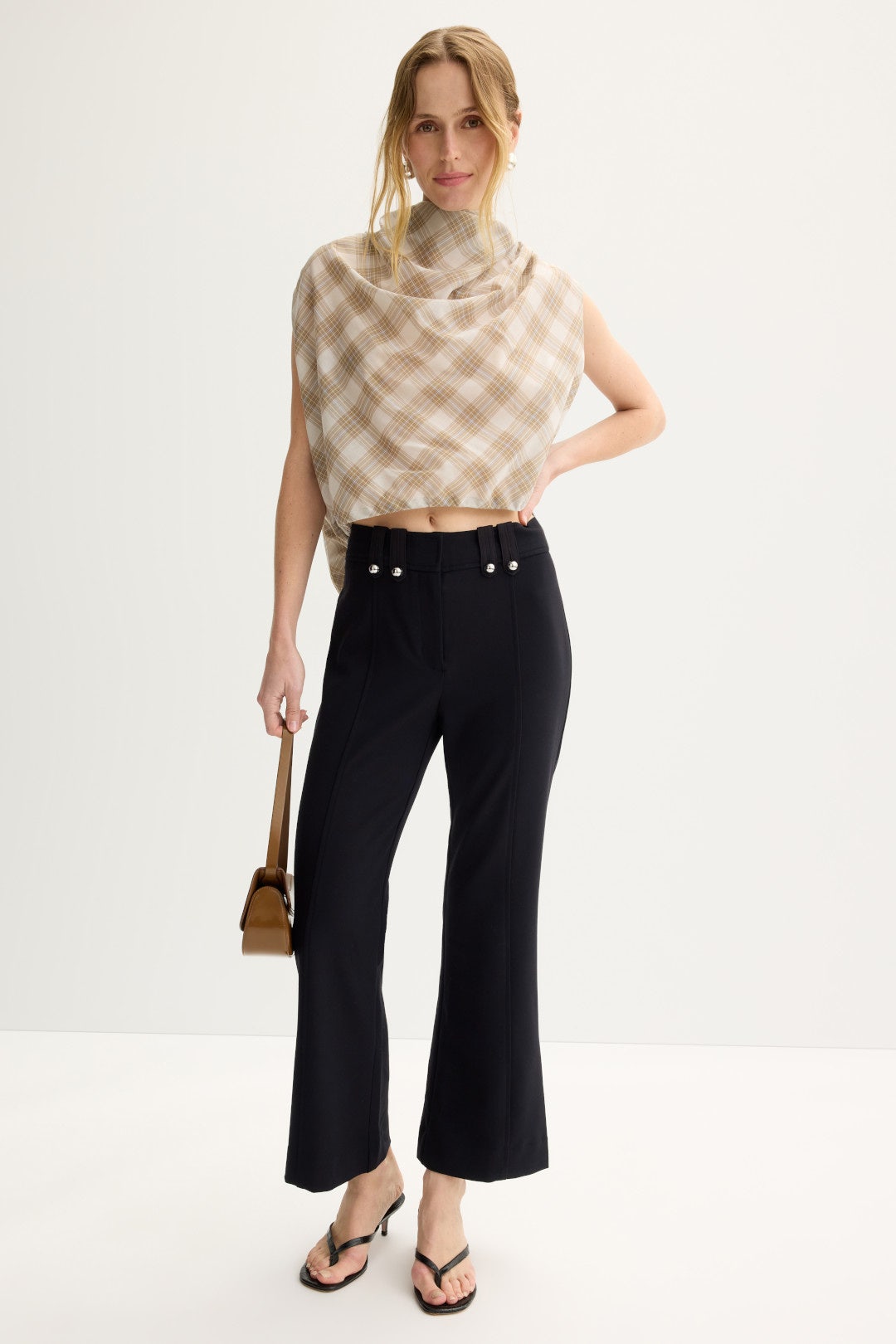 Dawson Crop Flare Trouser by Derek Lam 10 Crosby 0