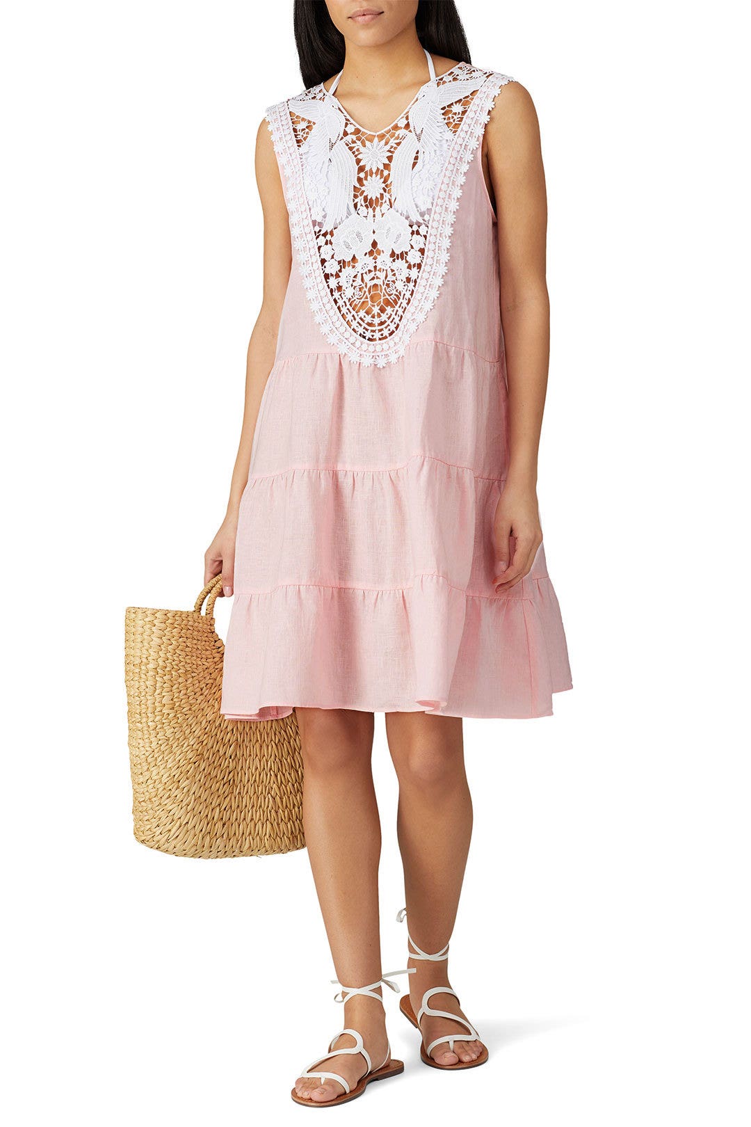 Pink Luce Dress by Miguelina 0