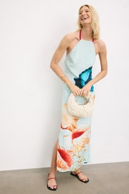 Murex Mist Vega Silk Dress by Muma World