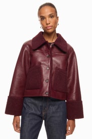 Dria Shearling Jacket by Rails