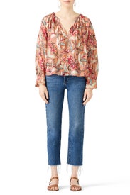 Floral Kalao Blouse by Antik Batik