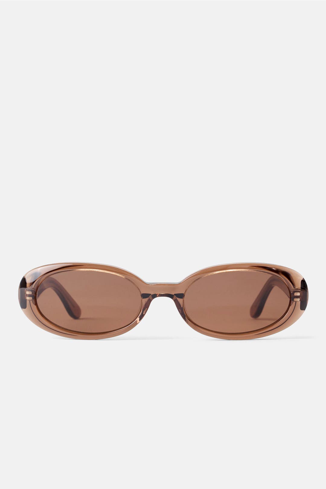Valentina Transparent Brown Sunglasses by DMY Studios | Rent the