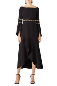 Black Solar Dress by FINDERS KEEPERS