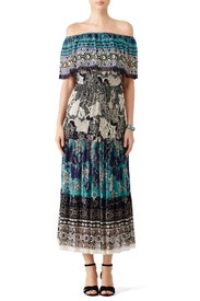 Batik Patchwork Dress by Fuzzi