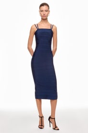 Icon Strappy Midi Dress by Hervé Léger