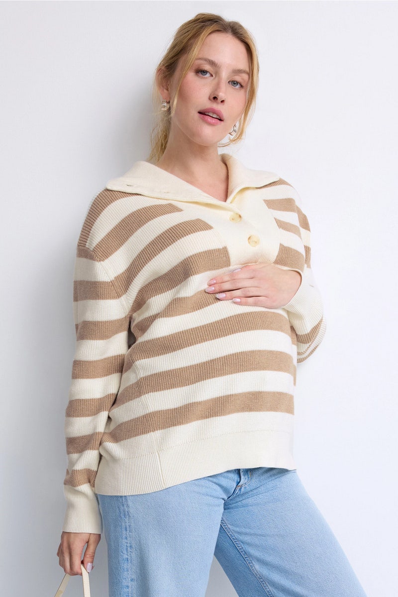 Lightweight Cotton Cashmere Shaker Jo Sweater by HATCH - Photo 0