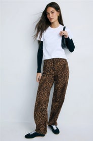 Leopard Baggy Dad Jeans by Levi's