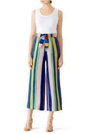 Striped Tie Pants by Mara Hoffman