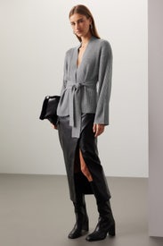 Gray Wrap Cardigan by Marissa Webb x RTR