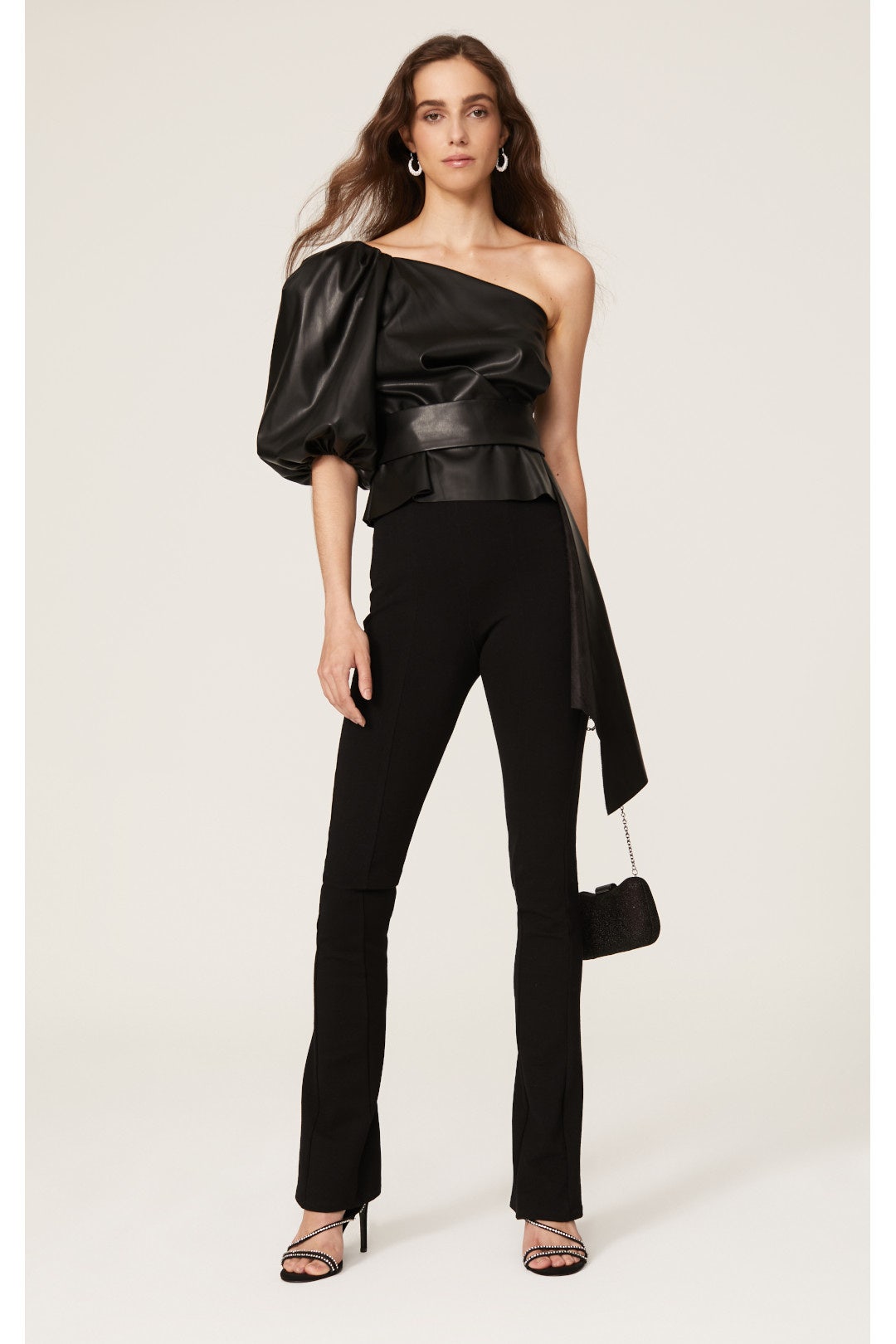 Sofie Faux Leather Top by Sachin & Babi 0